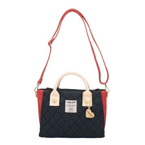 ジョリージョリ ハンドバッグ レディース ブルー Jolie Joli JJ-2025139 BLUE/RED