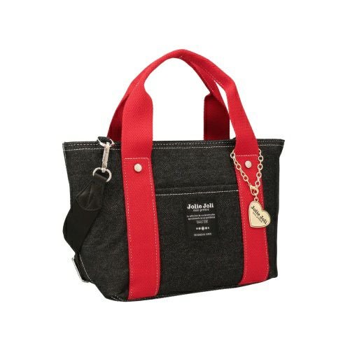 ジョリージョリ ハンドバッグ レディース ブラック Jolie Joli JJ-2025154-003 ブラックレッド