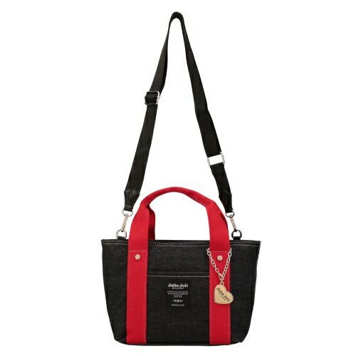 ジョリージョリ ハンドバッグ レディース ブラック Jolie Joli JJ-2025154-003 ブラックレッド