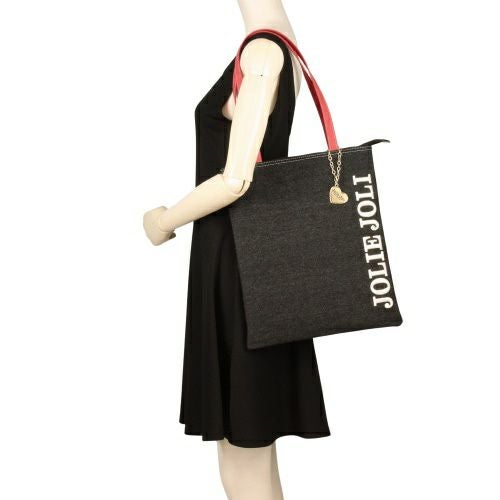 ジョリージョリ トートバッグ レディース ブラック Jolie Joli JJ-2025156-003 ブラックレッド