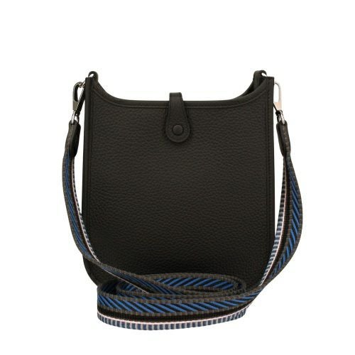 エルメス エブリンTPM NOIR/BLEU FRANCE-BLEU TIE トリヨンクレマンス シルバー金具 K刻印 HERMES Evelyne TPM