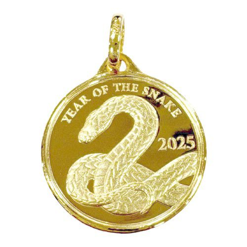 ペンダントトップ ヘビ 1/10oz