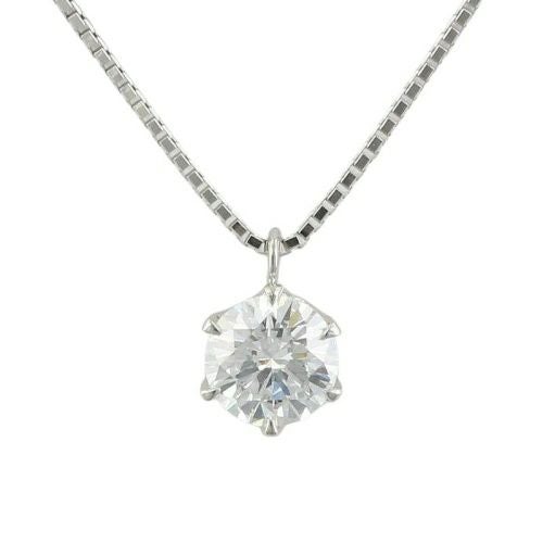 ネックレス ６ホンヅメ プラチナ ダイヤモンド