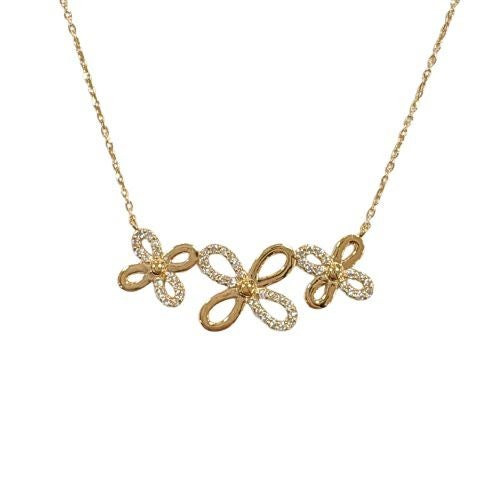 ネックレス K18YG ダイヤモンド