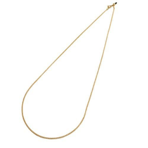 喜平 ネックレス K18 6面 ダブル 50cm 30g 造幣局検定マーク刻印入