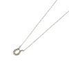 ネックレス 馬蹄 プラチナ ダイヤモンド 0.05ct