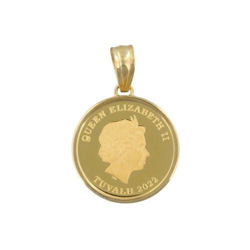 ペンダントトップ ホース 1/5oz K18/K24 コイン