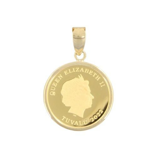 ペンダントトップ ホース 1/25oz K18/K24 コイン