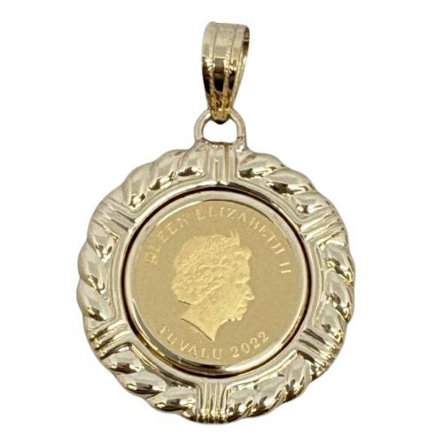 ペンダントトップ ホース 1/25oz K18/K24 コイン