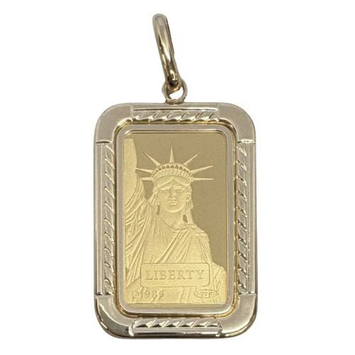 ペンダントトップ リバティー 10g K18/K24 コイン
