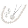 ネックレス アコヤパール ネックレス・イヤリングセット 8-8.5mm