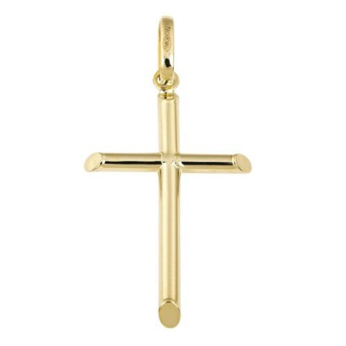 ペンダントトップ クロス K18YG