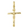 ペンダントトップ クロス ロザリオ K18YG