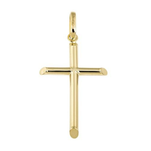 ペンダントトップ クロス K18YG