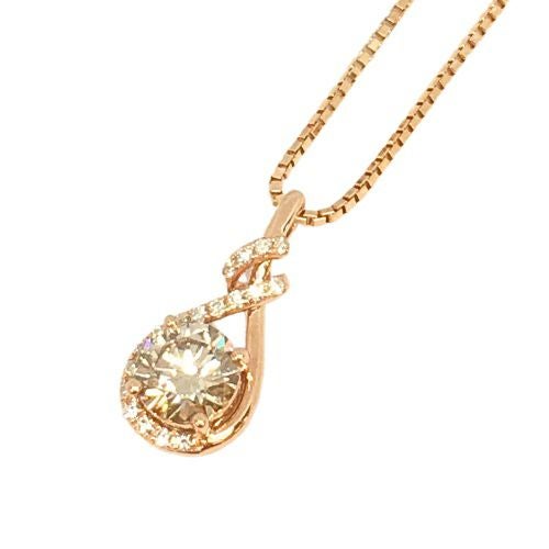 K18PG ダイヤモンドペンダントネックレス ネックレス K18PG ダイヤモンド 1.00ct | GINZA LoveLove（ラブラブ）