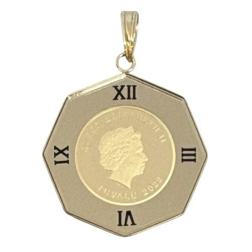 ペンダントトップ ホース 1/25oz K18/K24コイン