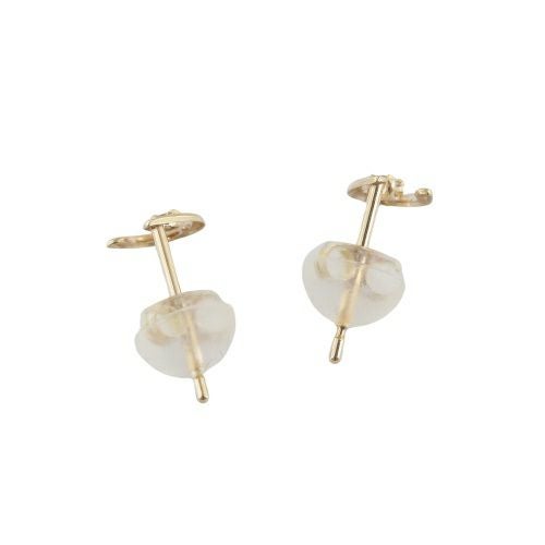 ピアス K10YG ダイヤモンド 0.02ct