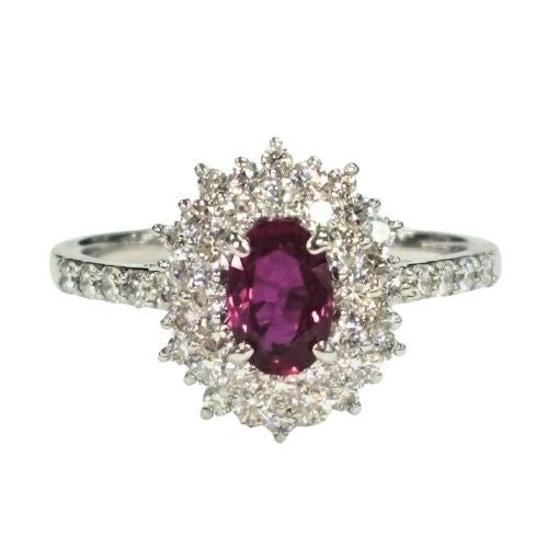 リング プラチナ ルビー 0.60ctup 12号