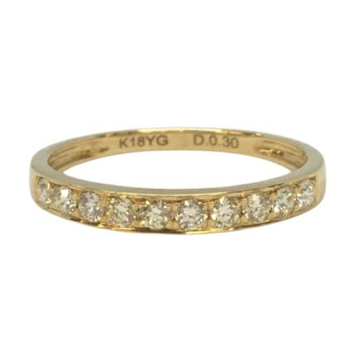 リング K18YG ダイヤモンド 0.30ct 11.5号