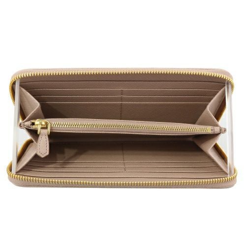 プラダ 長財布 レディース SAFFIANO TRIANGOLO ベージュ PRADA 1ML506 QHH F0236 CIPRIA