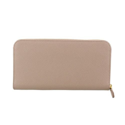 プラダ 長財布 レディース SAFFIANO TRIANGOLO ベージュ PRADA 1ML506 QHH F0236 CIPRIA