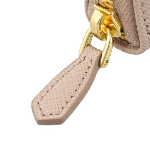 プラダ 長財布 レディース SAFFIANO TRIANGOLO ベージュ PRADA 1ML506