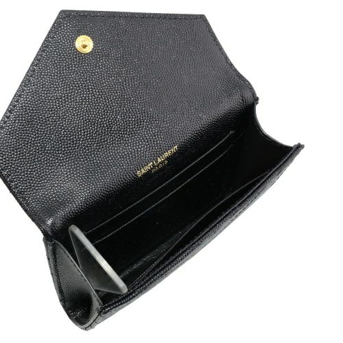 サンローラン カードケース 名刺入れ レディース ブラック SAINT LAURENT PARIS 414404 BOW01 1000 NERO
