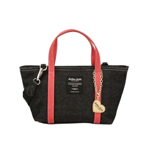 ジョリージョリ ハンドバッグ レディース ブラック Jolie Joli JJ-2025157-003 ブラックレッド