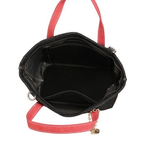 ジョリージョリ ハンドバッグ レディース ブラック Jolie Joli JJ-2025157-003 ブラックレッド