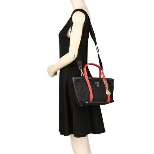ジョリージョリ ハンドバッグ レディース ブラック Jolie Joli JJ-2025157-003 ブラックレッド