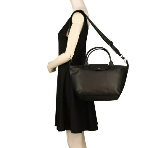ロンシャン ハンドバッグ レディース ル プリアージュ エクストラ LE PLIAGE XTRA トップハンドルバッグ Sサイズ ブラック LONGCHAMP 1512 987 001 BLACK
