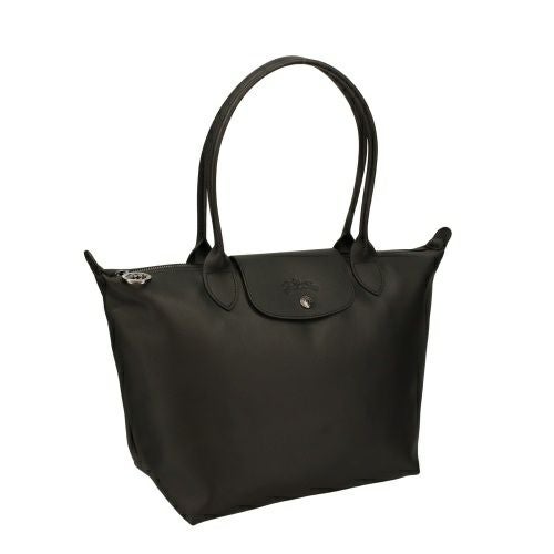 ロンシャン トートバッグ レディース ル プリアージュ エクストラ カウハイドレザー ショッピング バッグ M ブラック LONGCHAMP 2605 987 001 BLACK