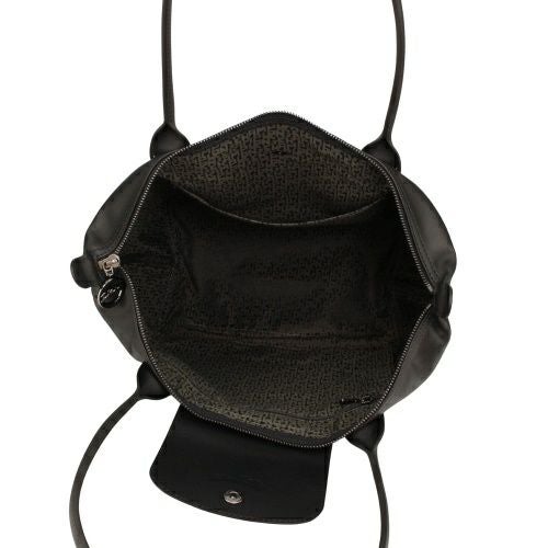ロンシャン トートバッグ レディース ル プリアージュ エクストラ カウハイドレザー ショッピング バッグ M ブラック LONGCHAMP 2605 987 001 BLACK