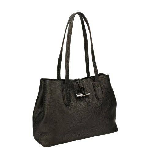 ロンシャン ショルダーバッグ レディース ROSEAU ESSENTIAL ロゾエッセンシャル トートバッグM ブラック LONGCHAMP 10183 968 001 BLACK