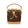 ルイヴィトン ショルダーバッグ モノグラム ナノ・ノエ ブラウン LOUIS VUITTON M81266