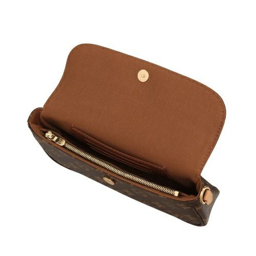 ルイヴィトン ショルダーバッグ モノグラム ウォレット オン チェーン・アイビー ブラウン LOUIS VUITTON M81911