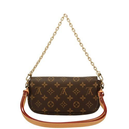 ルイヴィトン ショルダーバッグ モノグラム ウォレット オン チェーン・アイビー ブラウン LOUIS VUITTON M81911