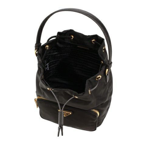 プラダ ショルダーバッグ VELA ブラック PRADA 1BH038 V UOP RV44
