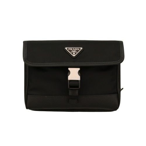 プラダ ショルダーバッグ メンズ TESSUTO+SAFFIANO ブラック PRADA 2ZH108 2DMH F0002 NERO