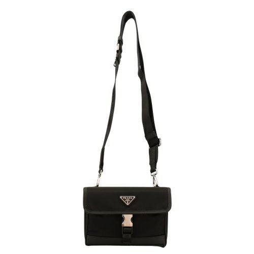 プラダ ショルダーバッグ メンズ TESSUTO+SAFFIANO ブラック PRADA 2ZH108 2DMH F0002 NERO