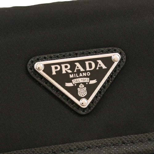 プラダ ショルダーバッグ メンズ TESSUTO+SAFFIANO ブラック PRADA 2ZH108 2DMH F0002 NERO