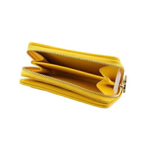 ルイヴィトン 二つ折り財布 モノグラム ポルトフォイユ・ルー イエロー