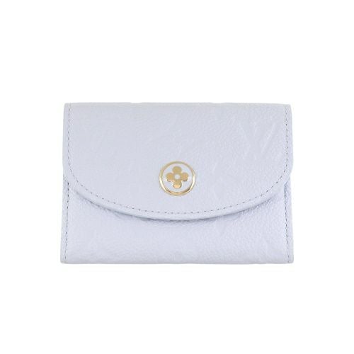 ルイヴィトン 二つ折り財布 モノグラム アンプラント ポルトモネ・ロザリ ブルー LOUIS VUITTON M14505 アズールブルー