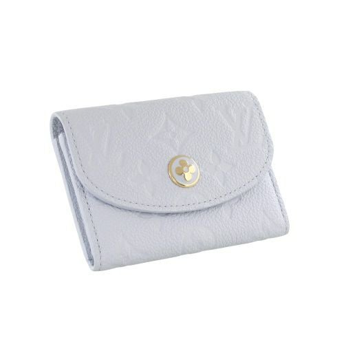 ルイヴィトン 二つ折り財布 モノグラム アンプラント ポルトモネ・ロザリ ブルー LOUIS VUITTON M14505 アズールブルー