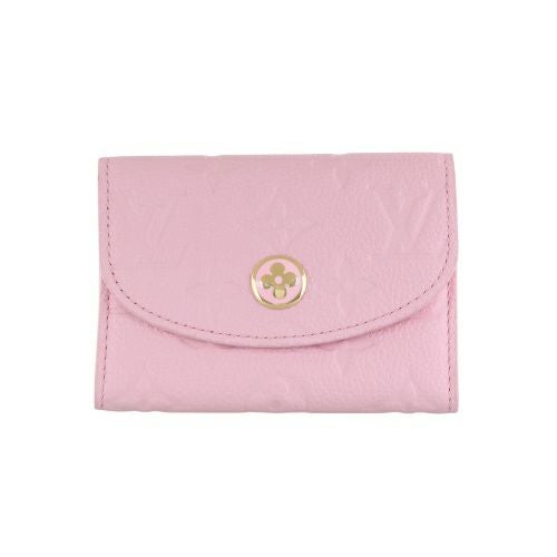ルイヴィトン 二つ折り財布 モノグラム アンプラント ポルトモネ・ロザリ ピンク LOUIS VUITTON M14507 コットンキャンディー