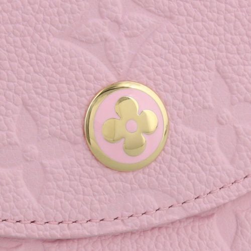 ルイヴィトン 二つ折り財布 モノグラム アンプラント ポルトモネ・ロザリ ピンク LOUIS VUITTON M14507 コットンキャンディー