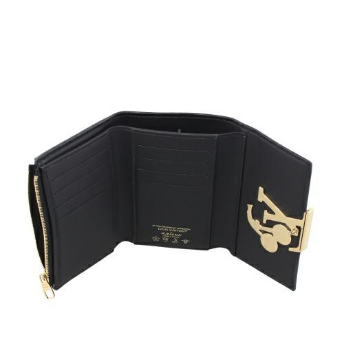 ルイヴィトン 三つ折り財布 トリヨン LVxTM ポルトフォイユ・カプシーヌ コンパクト ブラック LOUIS VUITTON M22889