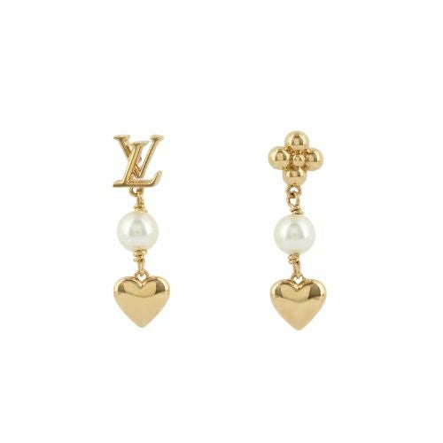 ルイヴィトン ピアス・ブルーミング パール ゴールド LOUIS VUITTON M02386