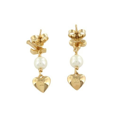 ルイヴィトン ピアス・ブルーミング パール ゴールド LOUIS VUITTON M02386