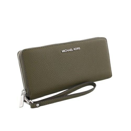 マイケルコース 長財布 レディース ジェット セット トラベル レザー トラベル コンチネンタル ラウンド ジップ カーキグリーン MICHAEL KORS 35F7STVE7L OLIVE